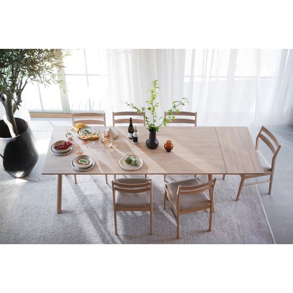 Ozola masīvkoka papildu galda virsma 95x45 cm Clapperton – Rowico-image-1
