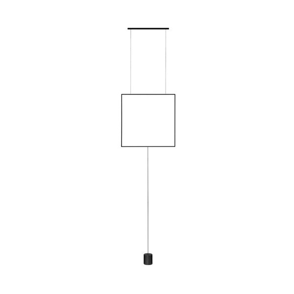 Matēti melna metāla LED stāvlampa (augstums 392 cm) Dahlia – Nova Luce