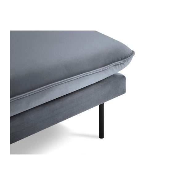 Pelēks samta zvilnis Cosmopolitan Design Vienna, kreisais stūris-image-4