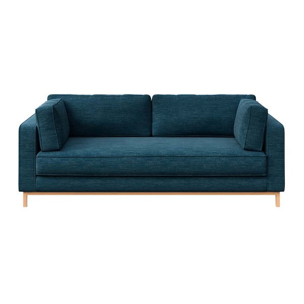 Tumši zils dīvāns 222 cm Celerio – Ame Yens