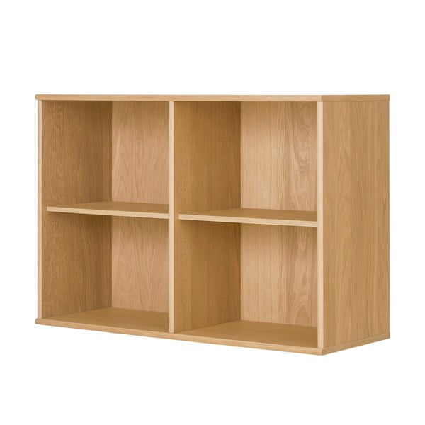 Dabīga toņa piekarināms grāmatplaukts ar ozolkoka imitāciju 89x61 cm Mistral – Hammel Furniture-image-2