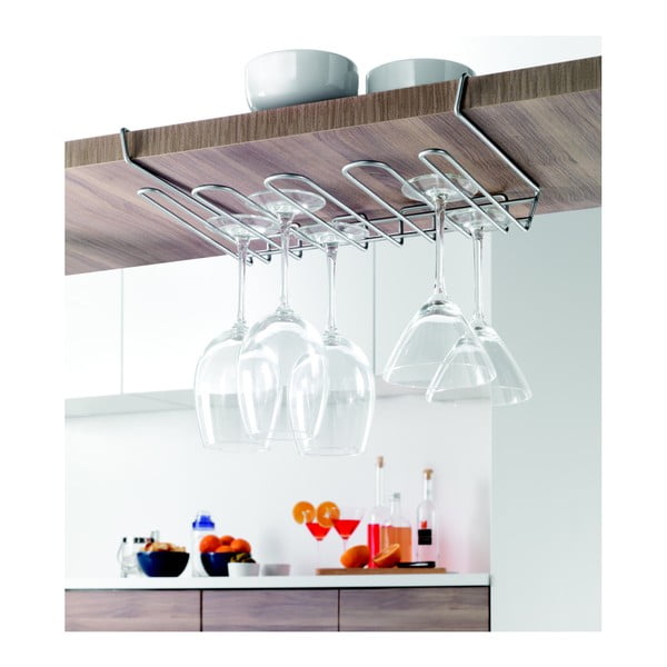 Piekaramais turētājs glāzēm Metaltex My Crystal-image-1