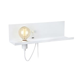 Balta sienas lampa ar USB uzlādes staciju Markslöjd Multi