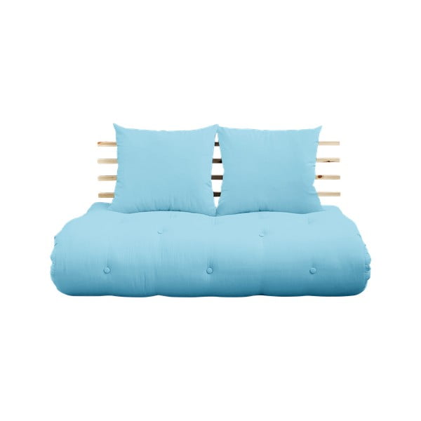 Izvelkamais dīvāns Karup Design Shin Sano Natural Clear/Light Blue
