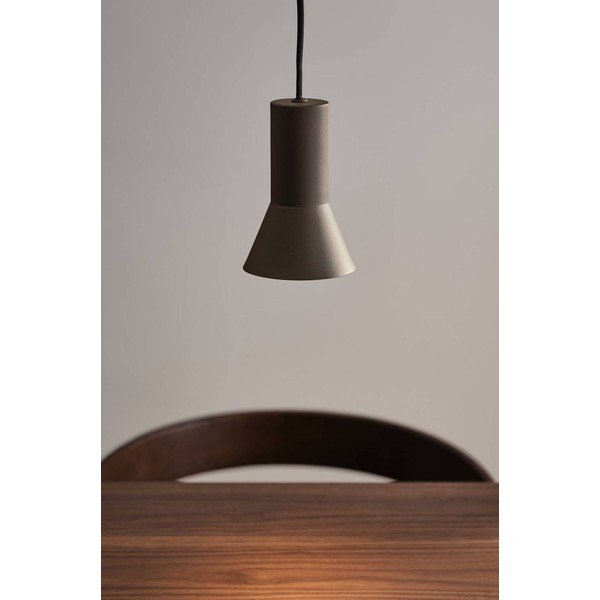 Brūna alumīnija piekaramā lampa ar regulējamu spilgtumu ø 10 cm Evan – Jotex-image-1