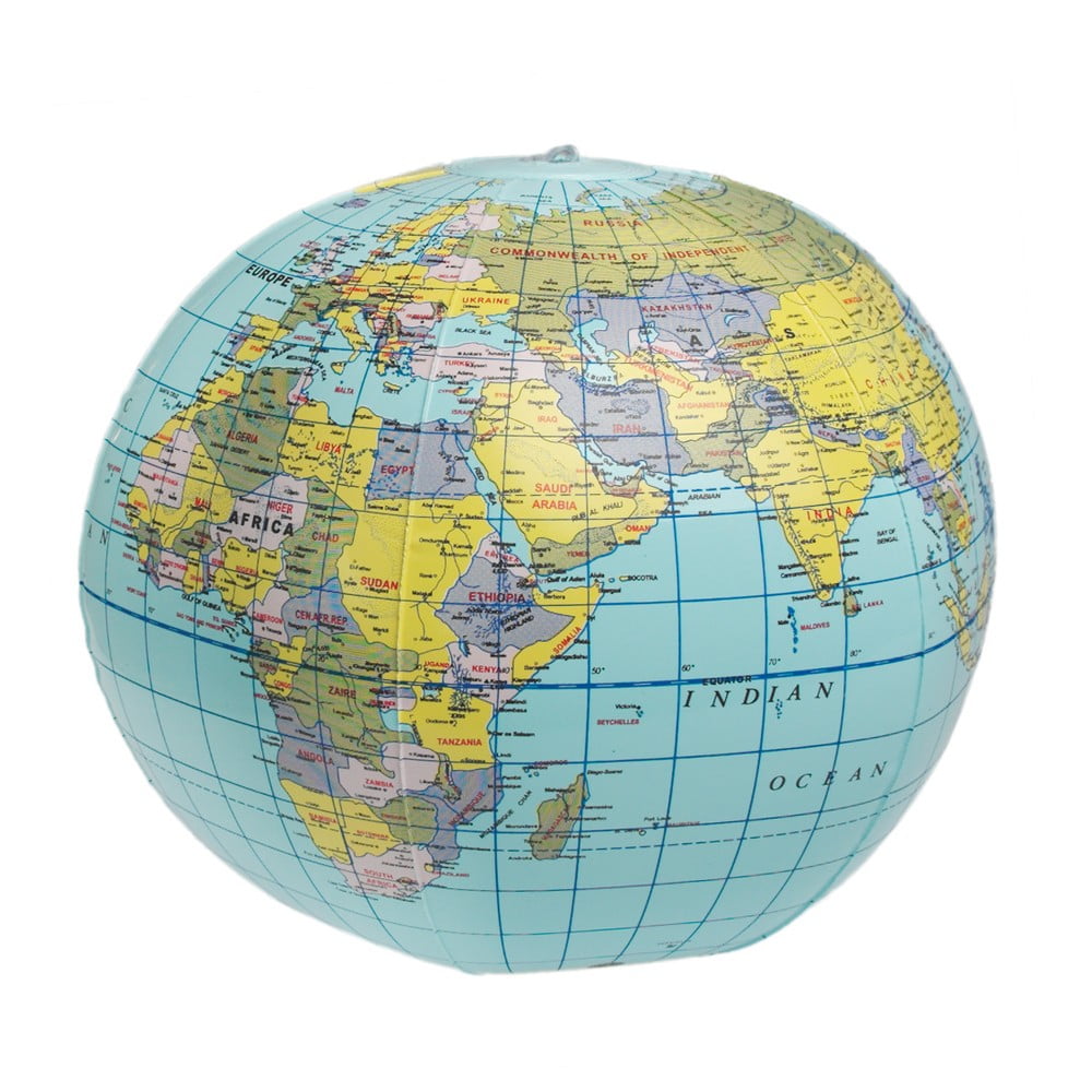 Piepūšams globuss Rex London World Map
