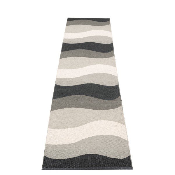 Pelēks iekštelpu un āra celiņa paklājs 70x300 cm Urvi Metal – Pappelina