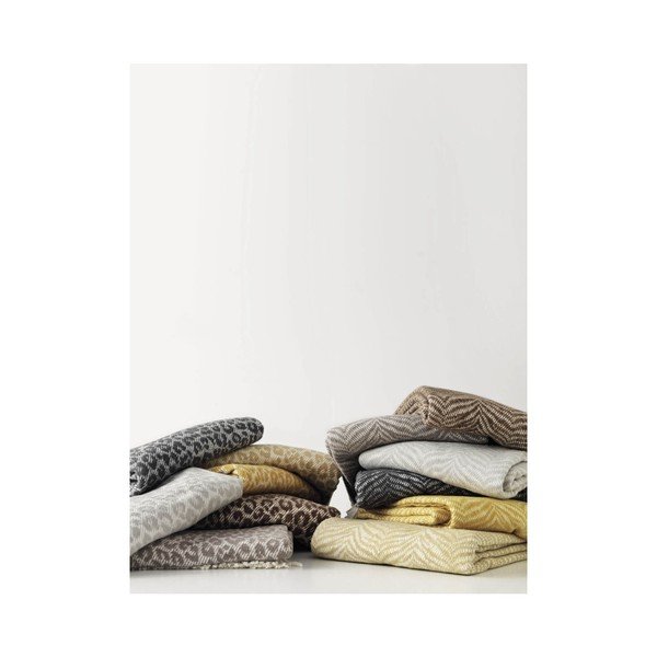 Brūns pleds ar kokvilnu Euromant Tiger, 140 x 160 cm-image-2