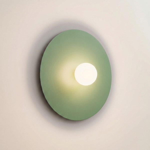 Salvijas zaļa metāla sienas lampa ø 50 cm AKE – Thoro-image-1