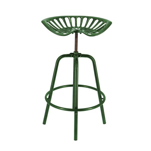 Zaļš metāla dārza bāra krēsls Traktor – Esschert Design