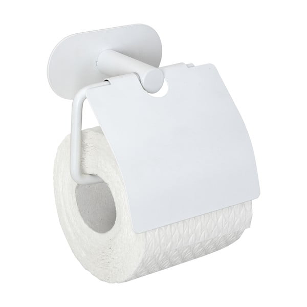 Balts nerūsējošā tērauda pašlīmējošs tualetes papīra turētājs Orea – Wenko-image-2