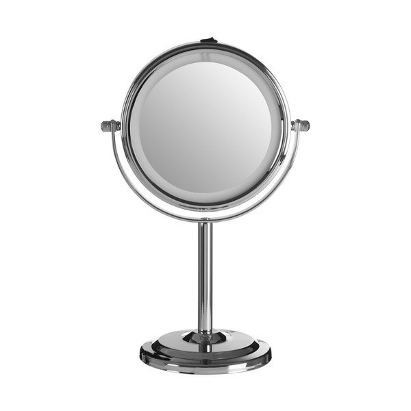 Kosmētikas spogulis ar gaismu/palielināmais (ar 2x palielinājumu) ø 15 cm Cassini – Premier Housewares-image-3