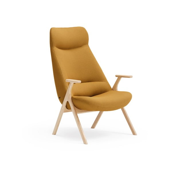 Sinepju dzeltens atpūtas krēsls Dins – Teulat