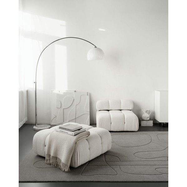 Pelēks vilnas paklājs 200x300 cm Morphic – Agnella-image-1