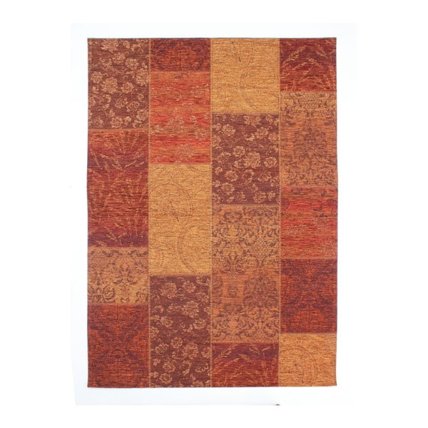 Sarkanais paklājs Flair paklāji Patchwork Chennile Terakota, 120 x 170 cm