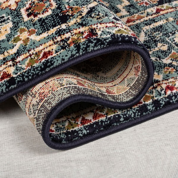 Tumši zils celiņa paklājs 66x300 cm Gillingham – Flair Rugs-image-2