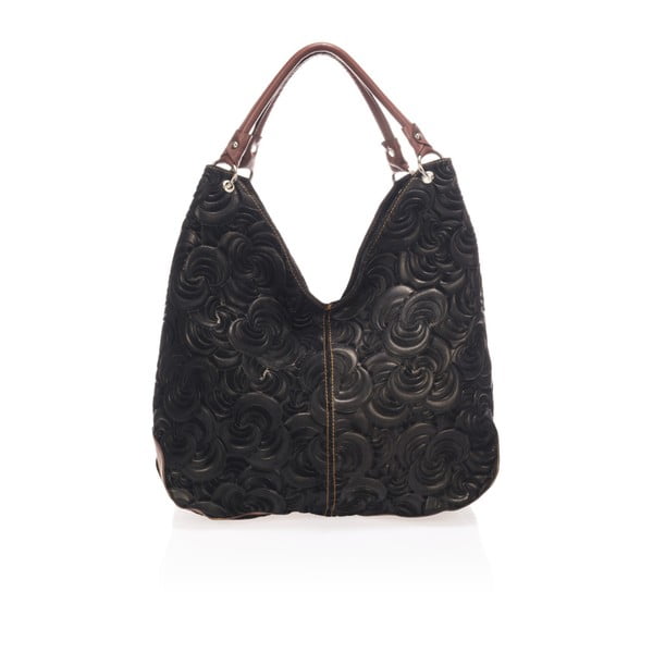 Melna ādas rokassoma Giorgio Costa Terst-image-1