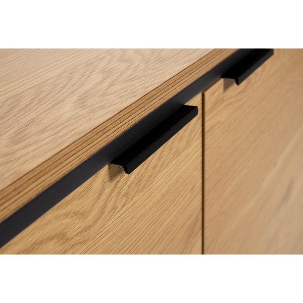 Dabīga toņa kumode ar ozolkoka imitāciju 104,5x80x45 cm Cesura – Unique Furniture-image-4