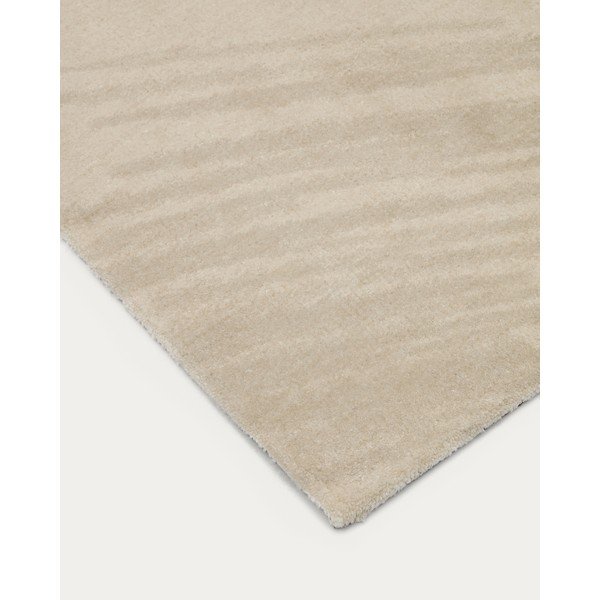 Krēmkrāsas celiņa paklājs 80x200 cm Empuries – Kave Home-image-3