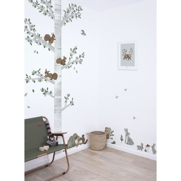 Uzlīmju loksne 64x40 cm Moutain Animals – Lilipinso-image-1