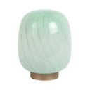 Gaiši zaļa galda lampa ar stikla abažūru (augstums 20 cm) Summer Globe – Leitmotiv