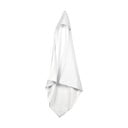 Balts muslīna bērnu dvielis ar kapuci 75x75 cm – Bébé Douceur