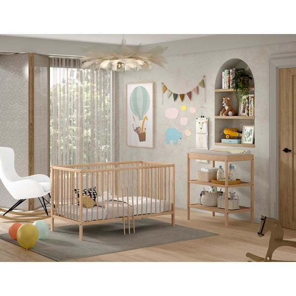 Dižskābarža masīvkoka bērnu mēbeļu komplekts (2 gab.) Dino – Vipack-image-1