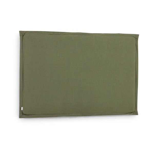 Zaļš polsterēts gultas galvgalis 166x106 cm Tanit – Kave Home