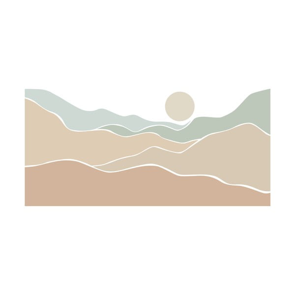 Sienas uzlīme 250x200 cm Desert Sunrise – Ambiance-image-2