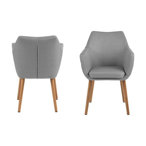 Gaiši pelēks krēsls Actona Nora-image-4