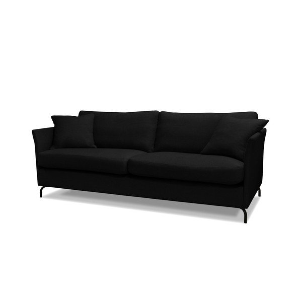 Melns trīsvietīgs dīvāns Windsor & Co. Dīvāni Saturne-image-3