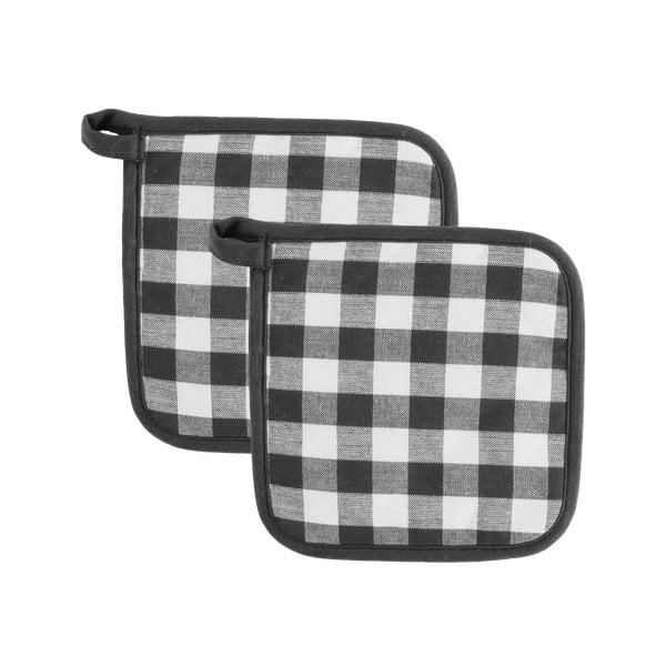 Kokvilnas virtuves cimdi (2 gab.) Gingham – Tiseco Home Studio