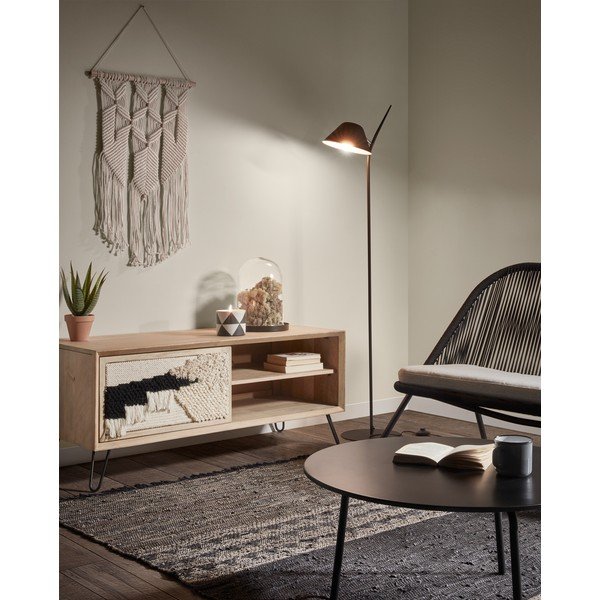 Melns divvietīgs dīvāns Kave Home Stad-image-4