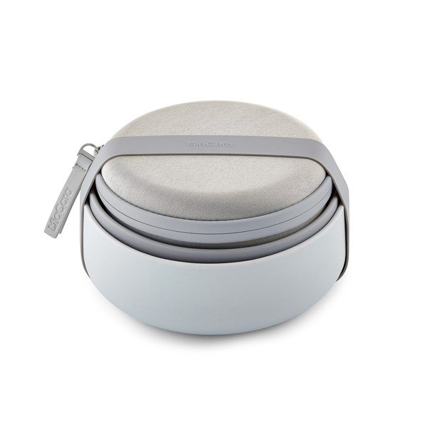 Silikona ceļojumu bļodas suņiem ø 19 cm Bento Concrete/Slate – MiaCara-image-2