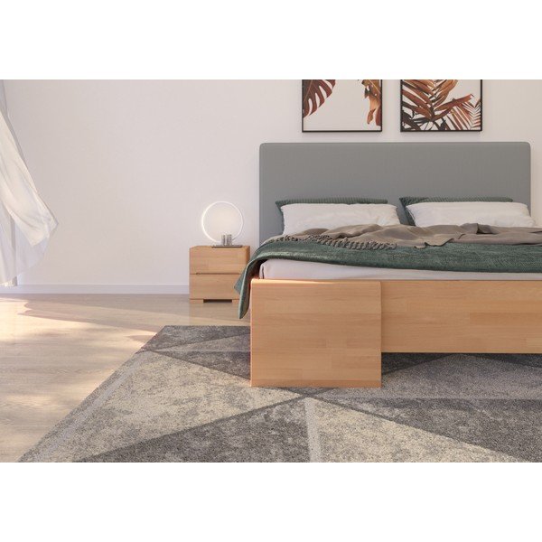 Divguļamā gulta ar dižskābarža koka imitāciju Skandica Hessel, 140 x 200 cm-image-4