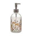 Stikla ziepju dozators 390 ml Flowers – Dakls