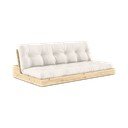 Krēmkrāsas izvelkamais dīvāns 196 cm Base – Karup Design