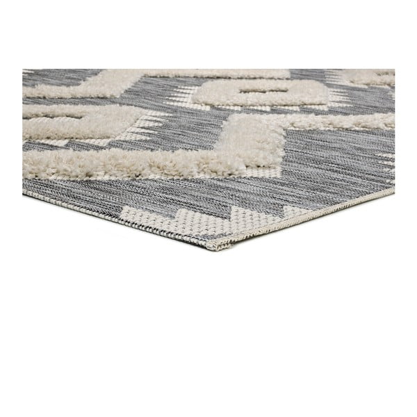 Balts un pelēks paklājs Universal Cheroky Merto, 115 x 170 cm-image-2