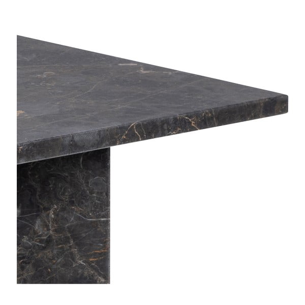 Melns marmora žurnālgaldiņš 70x140 cm Vega – Actona-image-4