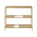 Dabīga toņa plaukts ar ozolkoka imitāciju 105x92x40 cm Sukoya – Blomus