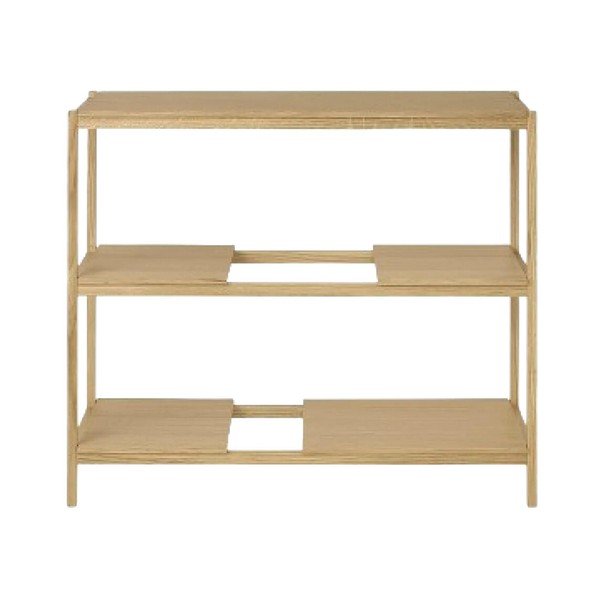 Dabīga toņa plaukts ar ozolkoka imitāciju 105x92x40 cm Sukoya – Blomus