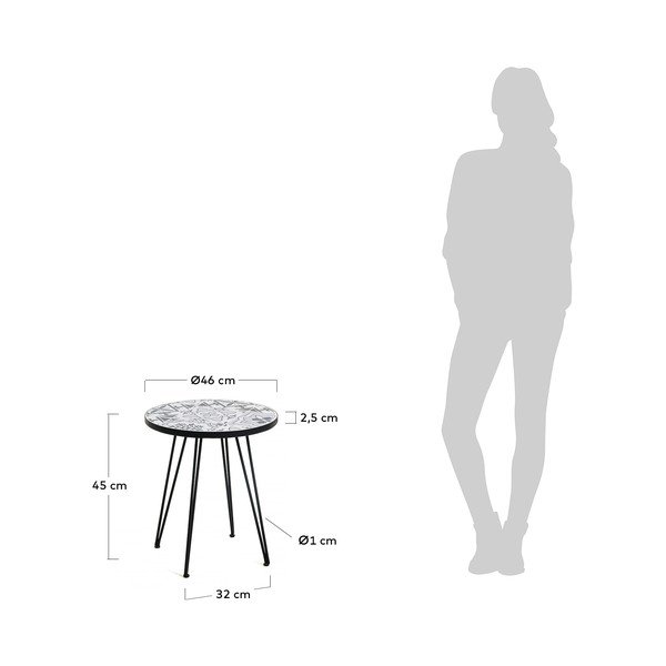 La Forma Oswalda kafijas galdiņš, ø 46 cm-image-2