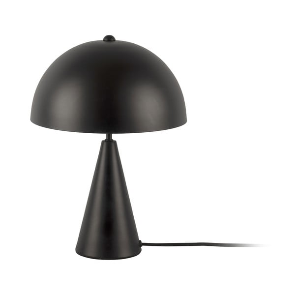 Melna galda lampa Leitmotiv Sublime, augstums 35 cm