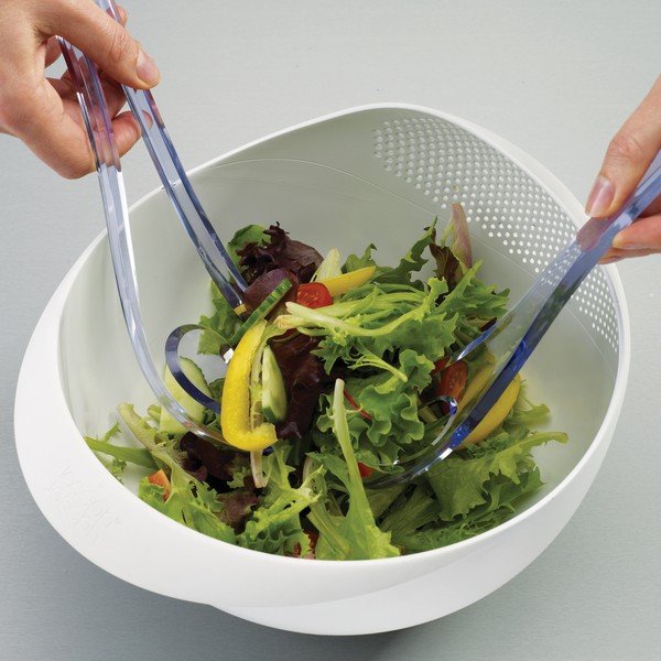 Zaļa bļoda ar sietu Joseph Joseph Prep&Serve, garums 29 cm-image-3