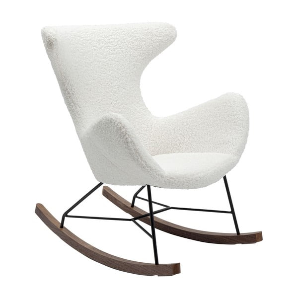 Balts šūpuļkrēsls Kare Design Balance