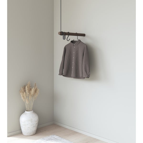 Brūns ozola masīvkoka sienas pakaramais 50 cm Swing – LIND DNA-image-1