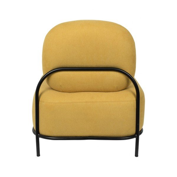 Dzeltens krēsls White Label Polly-image-4