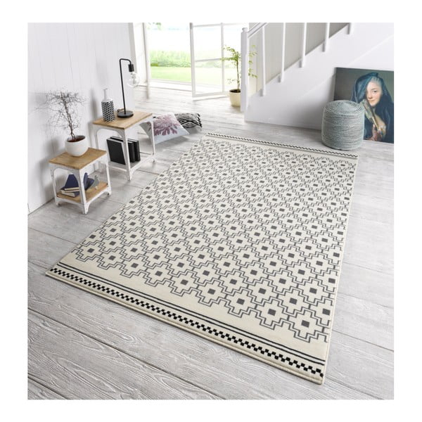 Melnbalts paklājs Zala Living Cubic, 70 x 140 cm-image-3