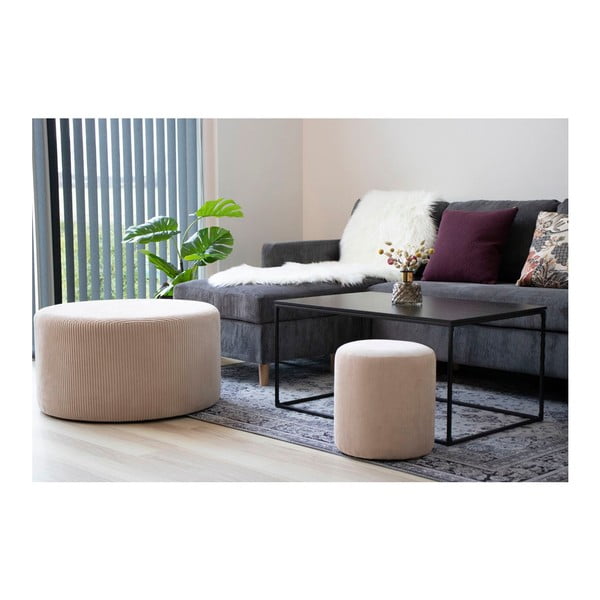 Krēmkrāsas sintētisks celiņa paklājs 60x180 cm – House Nordic-image-2