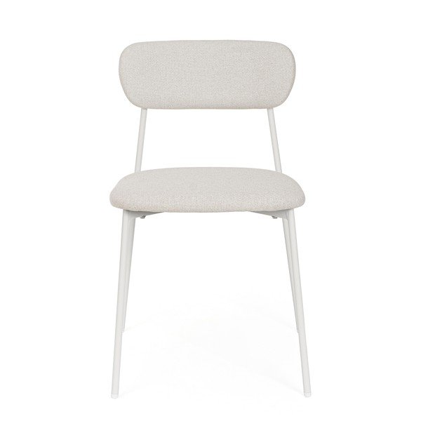 Balts polsterēts pusdienu krēsls Inka – Yes Everyday-image-2